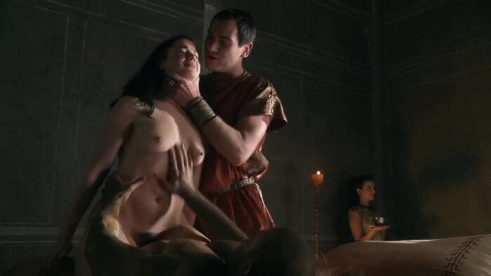 Hot Scenes Celebs in Spartacus: Gods Of The Arena