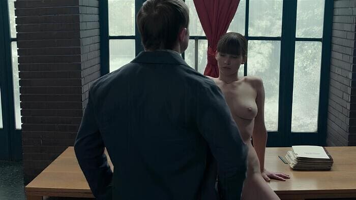 Jennifer Lawrence sexy hot nude in movie Red Sparrow (2018)