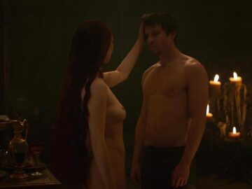 Carice Van Houten sexy nude in GAME OF THRONES -