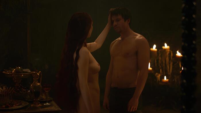 Carice Van Houten sexy nude in GAME OF THRONES -